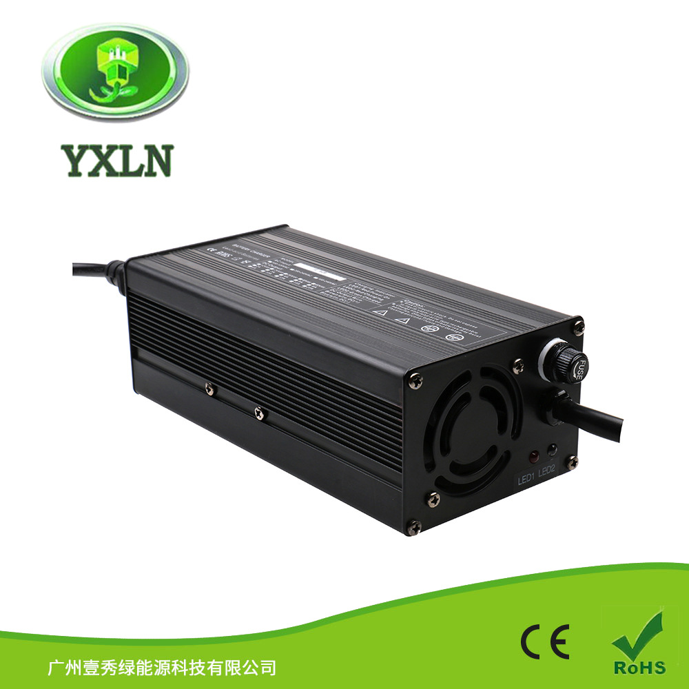 48V40AH叉车锂电池充电器 48V8A铝壳充电器