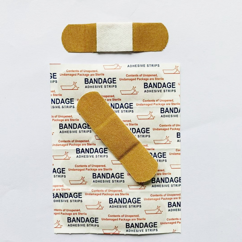 Source Factory Dark Skin Breathable Elastic Fabric Onychomycosis Patch Band-Aid Heel Anti-Wear Band-Aid for Home Daily Use