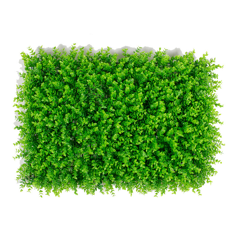 Pared de planta de simulación, pared de fondo de plástico, rocalla, planta verde encriptada, césped, tienda, decoración, pared de flores, venta directa de fábrica