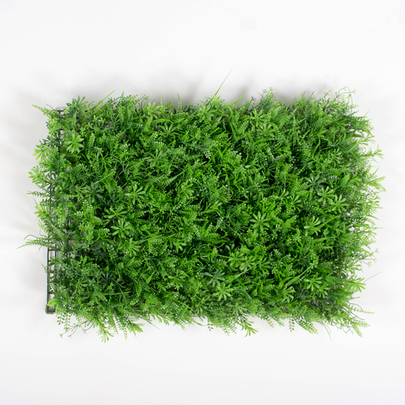 Pared de planta de simulación, pared de fondo de plástico, rocalla, planta verde encriptada, césped, tienda, decoración, pared de flores, venta directa de fábrica