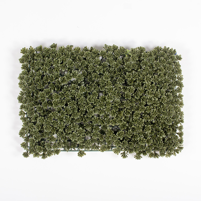 Pared de planta de simulación, pared de fondo de plástico, rocalla, planta verde encriptada, césped, tienda, decoración, pared de flores, venta directa de fábrica