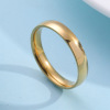 Accessory, glossy ring stainless steel for beloved, 4mm