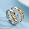 Accessory, glossy ring stainless steel for beloved, 4mm