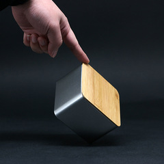 Boxjing Small Bamboo Creative Square Tea Can Iron Can Metal Food Universal Packaging Box Tin Box