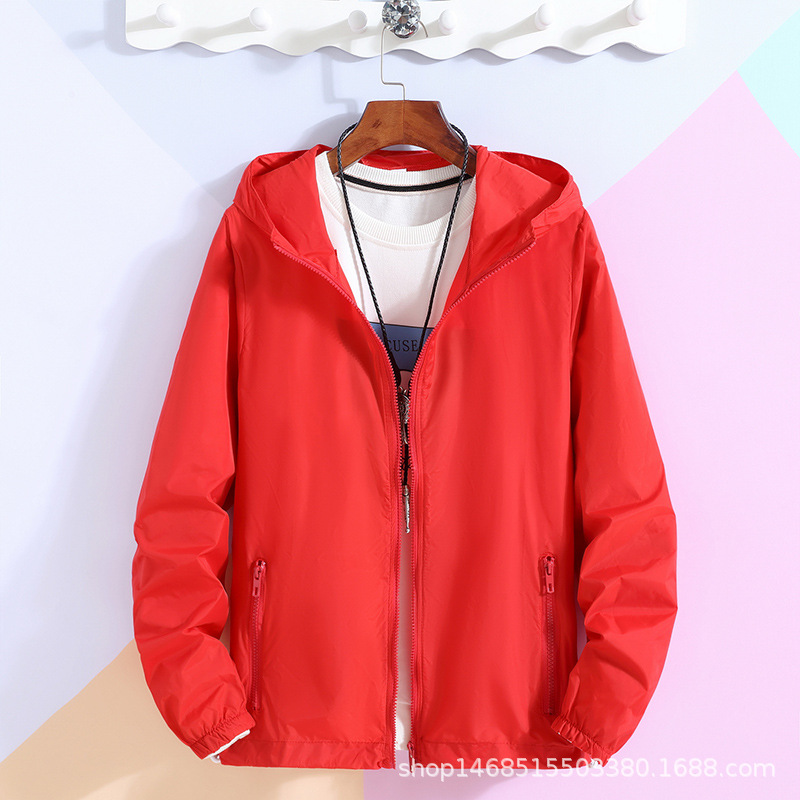Outdoor Windbreaker, Sports Jacket, Men's and Women's Windproof Windbreaker, Couple Class Uniform, Jacket, Overalls