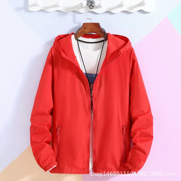 Outdoor Windbreaker, Sports Jacket, Men's and Women's Windproof Windbreaker, Couple Class Uniform, Jacket, Overalls