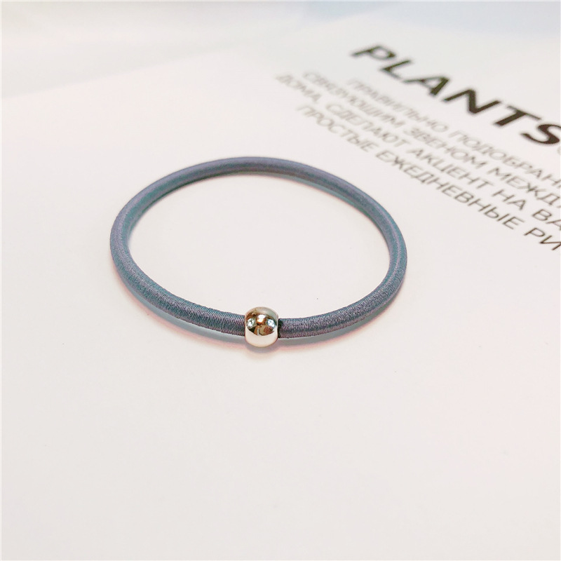 Japón y Corea del Sur lindos anillos de cabello azul pálido chicas amorosas cuerdas de cabeza nudo arco de perlas cordón de goma cuerdas de cabello