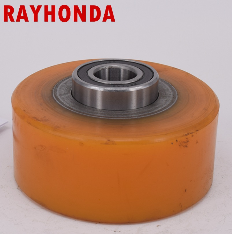 平衡轮125*40-35辅助轮电动叉车轮子电动搬运车T20T16配件