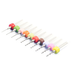 硬質合金小鑽頭0.6-1.5mm麻花鑽套裝微型雕刻鑽pcb線路板批發