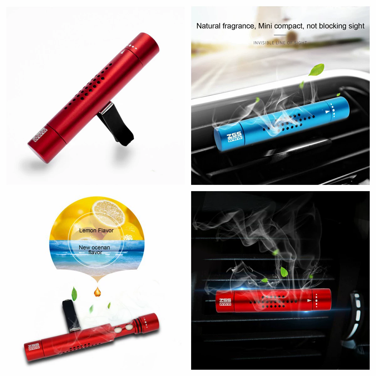 Автомобиль Мини Металлические Украшения Духи Клип Новый Автомобиль Духи Кондиционер Выход Воздуха Ароматерапия Палочка Твердая