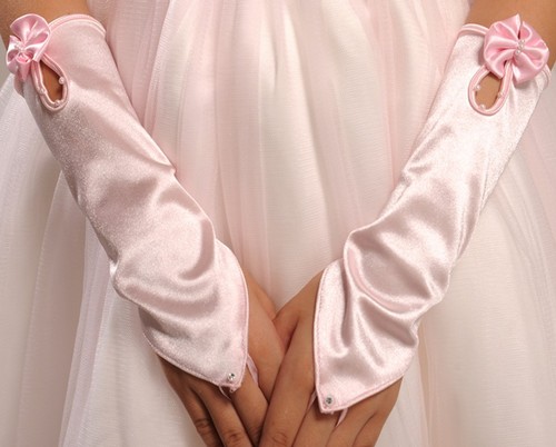 Children's glove, flower child etiquette gloves, birthday party performance gloves, Icicle Workshop student flower dress gloves