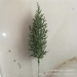 仿真植物仿真松针枝 圣诞树圣诞圈圣诞工艺品装饰塔松配件批发