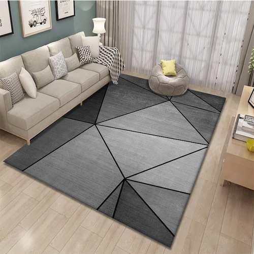 Nordic modern minimalist style carpet living room geometric sofa coffee table mat bedroom bedside home carpet washable