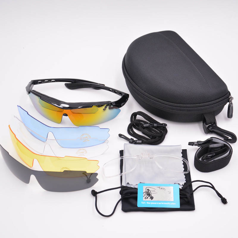 Windproof polarising mountain bike for cycling, protecting glasses, sunglasses, lens 4