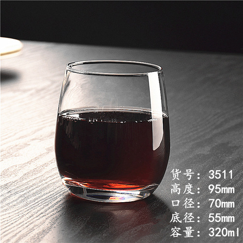 Glass cups, water cups, beer cups, whiskey cups, flower tea cups, glass wine cups, egg cups, handleless red wine cups