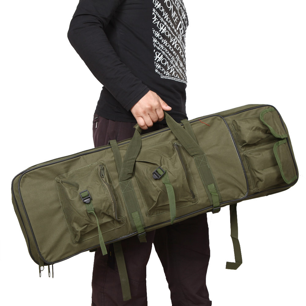 Bolsa de pesca al aire libre bolsa de caña de pesca táctica impermeable doble hombro hija bolsa de pesca militar fan bolsa de armas tácticas al por mayor