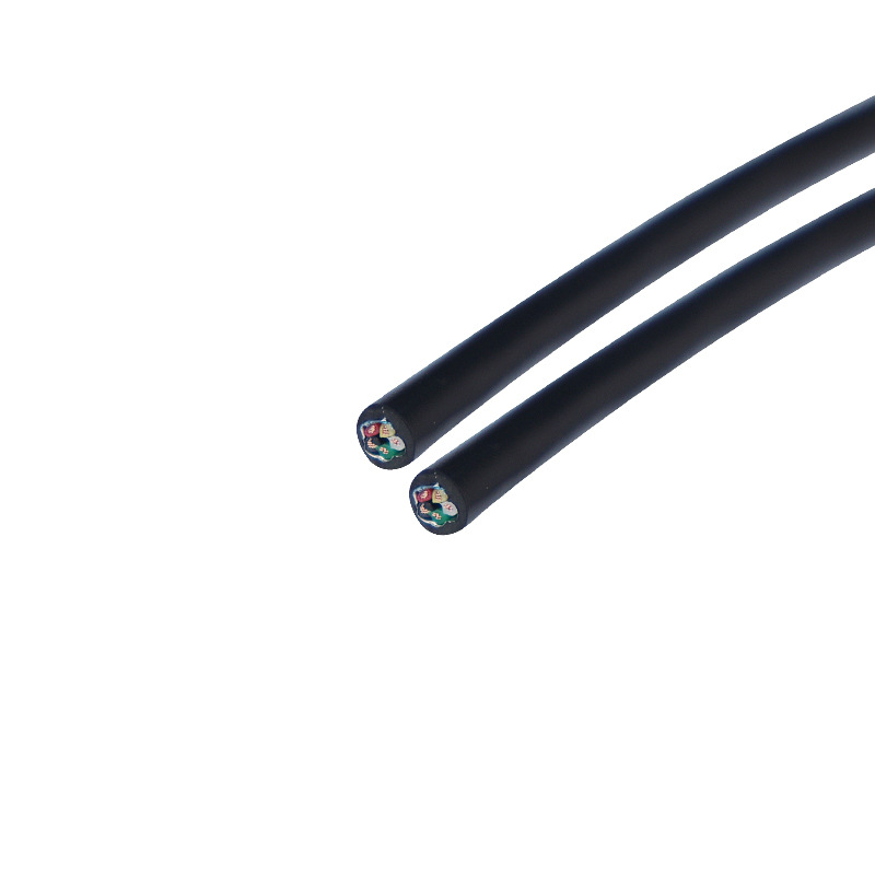 Kebolong 2464-28AWG 5-core pure copper power cord sleeve round wire 28 AWG signal wire shielded wire with aluminum foil