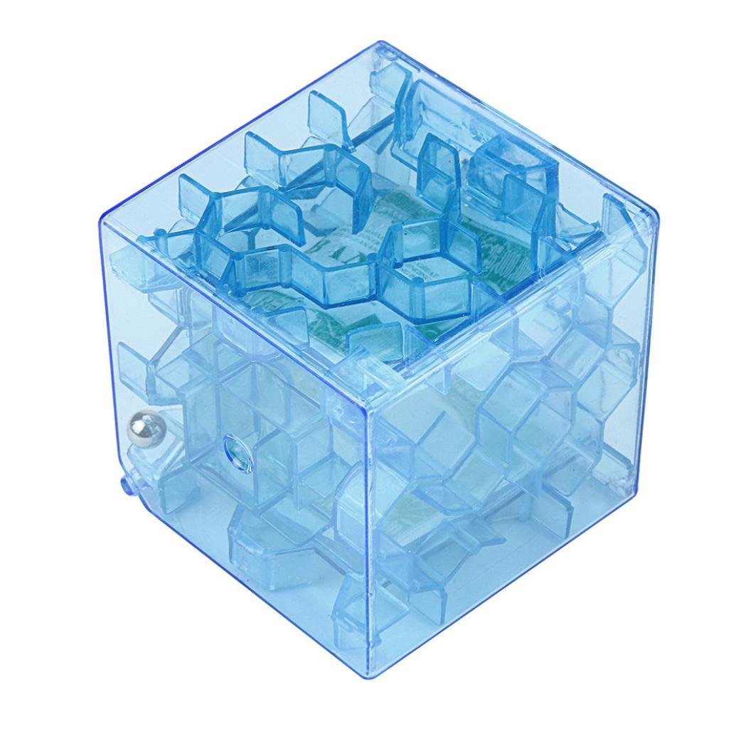 Transfronterizo Venta caliente kindergarten inteligencia educación temprana regalo creativo descompresión cubo alcancía juguete 3D laberinto tridimensional