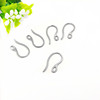 Supply stainless steel ear hook 1mm illegal ear hook Electric gold DIY ear hook