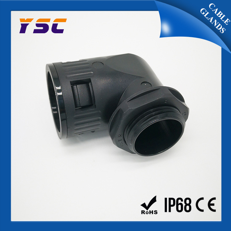 M32-AD34.5直角快速接头90度尼龙软管接头弯角型软管接头