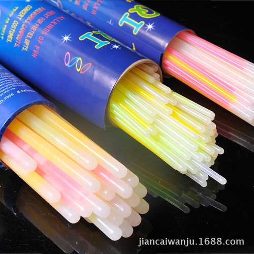 5*200 glow stick wholesale silver light stick party toy fluorescent bracelet concert cheering props glow stick