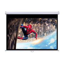 ���Sֱ�N�ք�ͶӰ��Ļ100�� 16:9 �����i�b������Ļ��