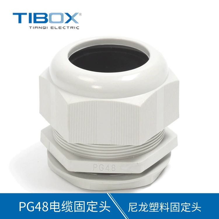 TIBOX кабель водонепроницаемый разъем PG48 пластиковая фиксированная головка Grand Head PG пластиковый кабельный разъем оптом