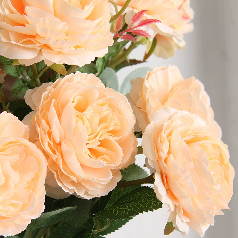 Сумка в европейском стиле, core Western rose 3 головки пионов imitate flowers manufacturers home decoration wedding wall fake flower MW51010