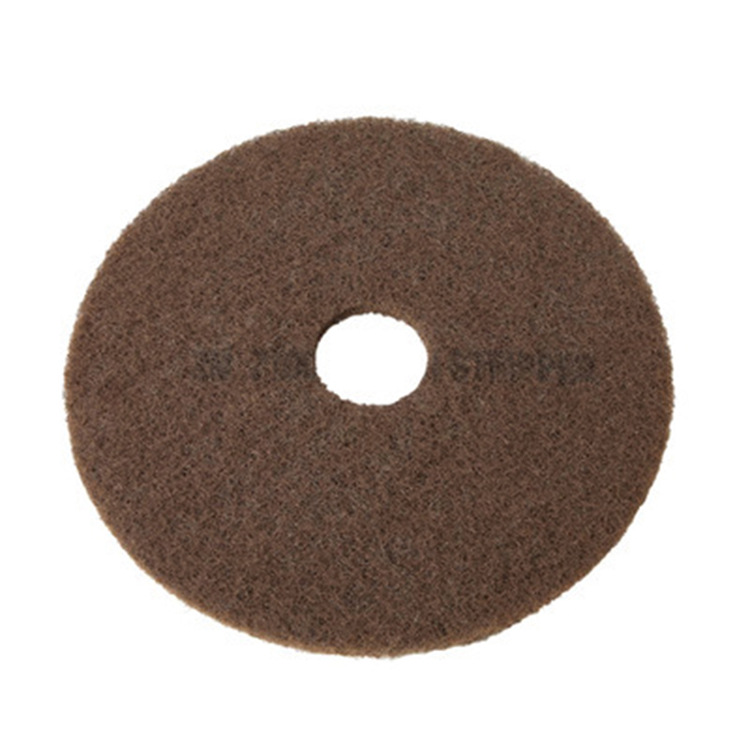 3M7100起蜡垫17寸 棕色百洁垫 除陈蜡清洁自动洗地机 掌柜推荐
