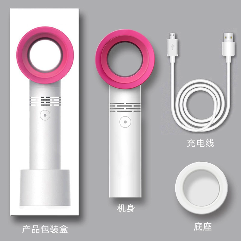 Factory wholesale eyelashes zero9 non -leaf fan handheld small creative mini handheld portable USB charging