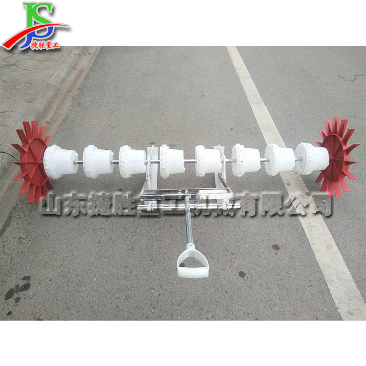 不锈钢材质水稻直播机 手拉式滚轴水稻播种机 无需育苗运秧插秧