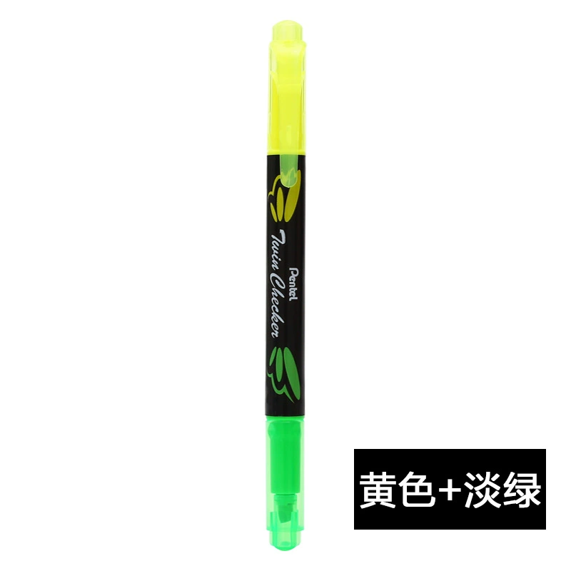 Pentel SXS15 SLW8 двухголовиковая двухцветная маркер-ручка в Японии