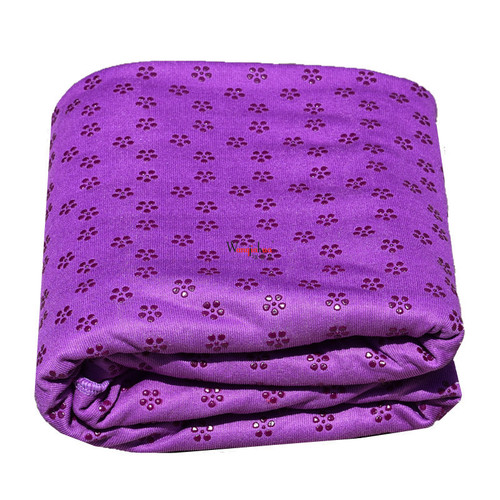 Yoga towel 190x90cm plum blossom particle fitness mat outdoor leisure picnic blanket baby crawling mat wide