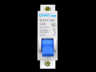 Chint Low-voltage electrical 1P40A Single into a single Circuit breaker Air switch Household breaker Air opening