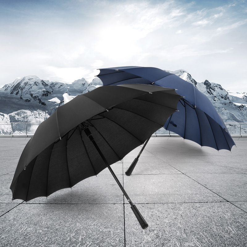 Umbrella 16K Waterproof Set Sharing Straight Rod Men's Automatic Business logo Sunny Umbrella Gift Business Umbrella Advertising Umbrella Umbrella 16K Waterproof Set Sharing Straight Rod Men's Automatic Business logo Sunny Umbrella Gift Business Umbrella Advertising Umbrella