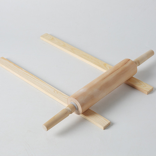 Ceramic mud board guide rail pine wood ruler 1cm thick ceramic tool rolling mud board cutting tool solid wood guide rail