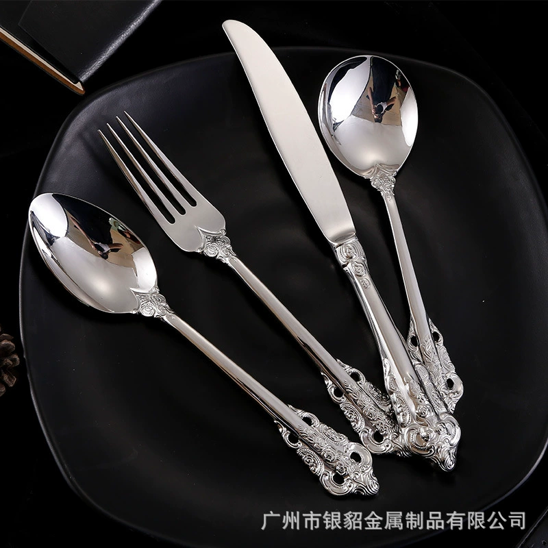 Посуда, золотой ретро сет stainless steel, европейский стиль