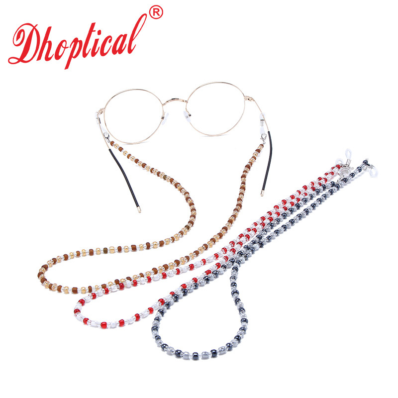 欧美眼镜链， 太阳镜老花镜眼镜绳玻璃材质独立包装眼镜配件B031