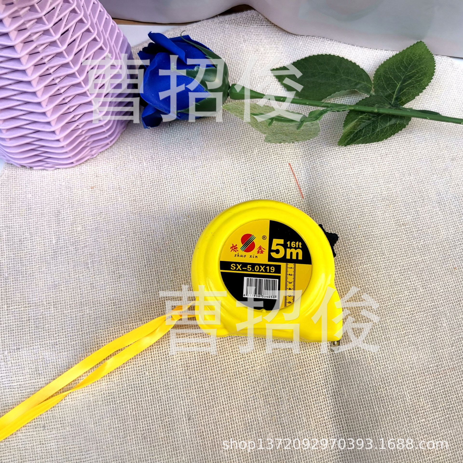 5米测量卷尺 耐磨钢卷尺 五金用品 不锈钢钢卷尺 日用百货批发