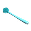 Factory spot Silicone long handle bath brush bathing brush back rubbing bathroom massage brush