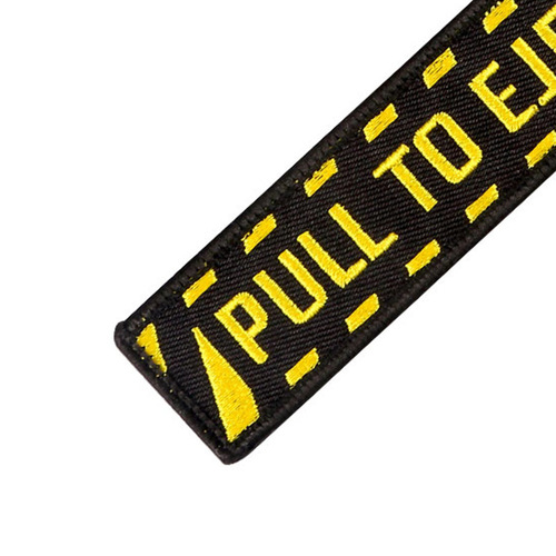 AliExpress Amazon Yellow Pull to Eject Fashionable Trend Motorcycle Embroidered Keychain
