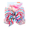 Multicoloured children's hairgrip with bow, hair accessory, European style, wholesale