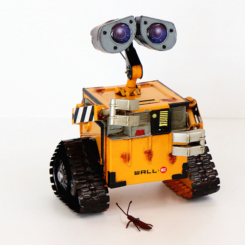 Retro iron model WALL-E robot WALL-E decorative ornaments creative crafts piggy bank children's gift