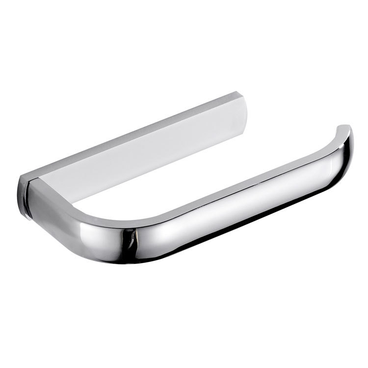 Plata brillante superventas cuarto de baño de latón cromado titular de papel higiénico marco caja de rollo caja