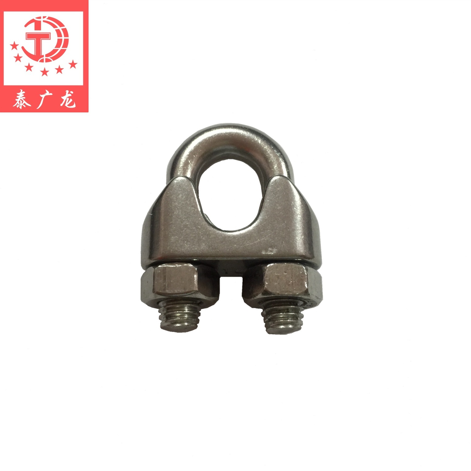 泰广龙 供应304不锈钢卡头钢丝绳卡夹钢丝绳卡夹10mm