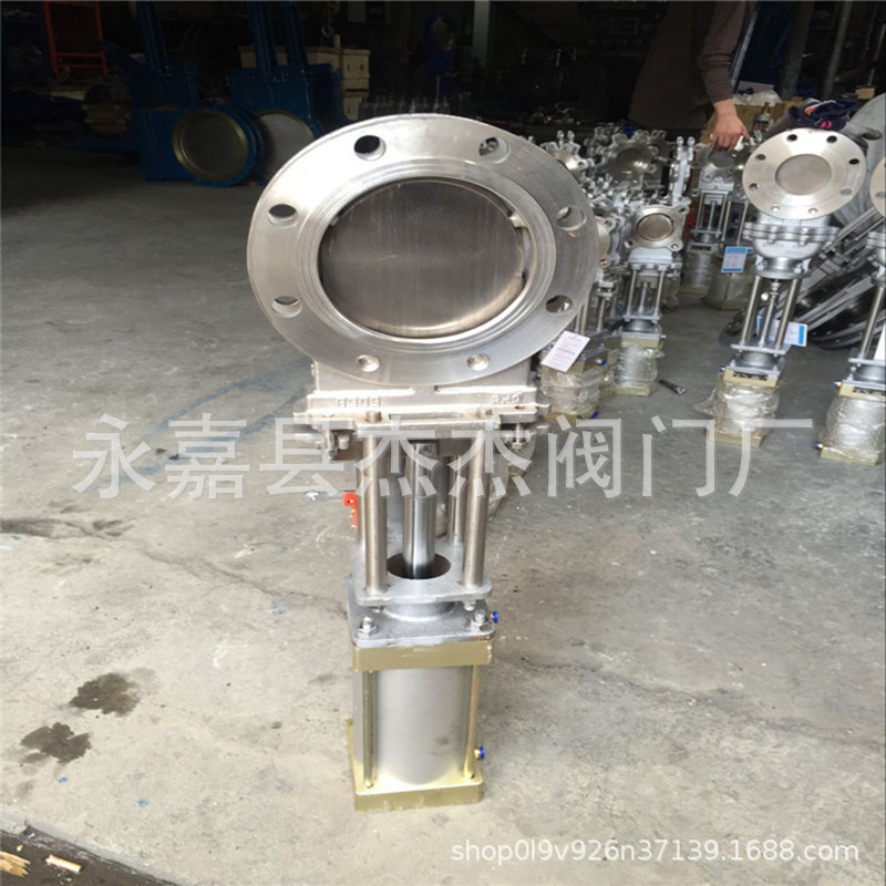 批发气动刀闸阀PZ673H-16C耐磨插板阀陶瓷阀刀型闸阀排渣阀