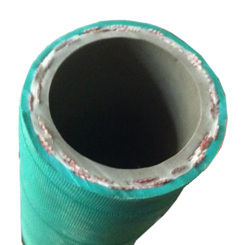 2寸帘子线增强绿色绝缘无碳胶管 夹布耐高温耐电压10000V无碳胶管