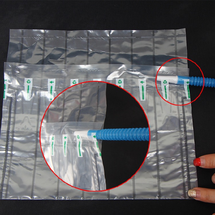 13 columna 25 alta bolsa de columna de aire bolsa de embalaje inflable a prueba de golpes bolsa a prueba de explosiones bolsa de amortiguación bolsa de aire columna de burbujas película no autoadhesiva