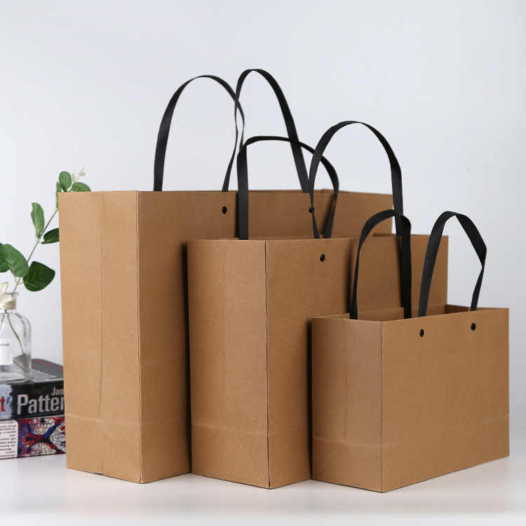 厂家现货定做批发定制 牛皮礼品袋手提袋服装纸袋定做印logo烫金