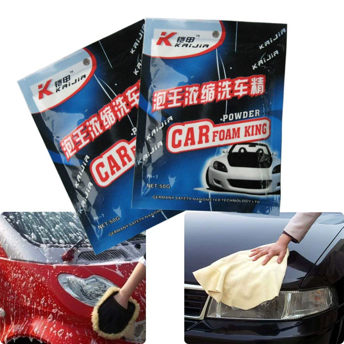 В наличии поставки подлинных товаров Bubble King концентрированная Автомойка Броня Автомойка порошок 50 г порошок для автомойки